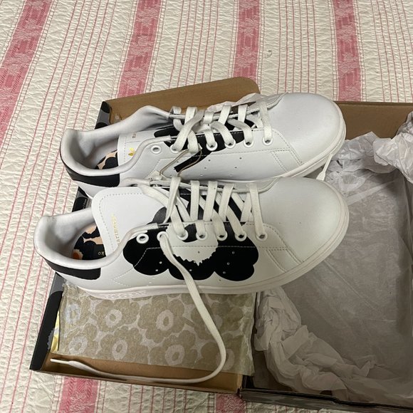 adidas, Shoes, New Floral Stan Smith Shoes Size 8